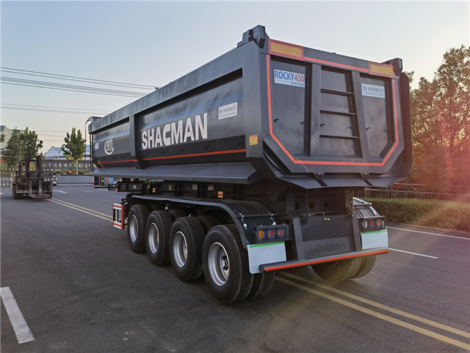 U型后翻自卸半挂车